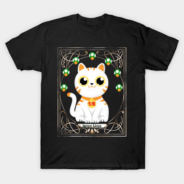 Seven lives T-Shirt by Eoli Studio